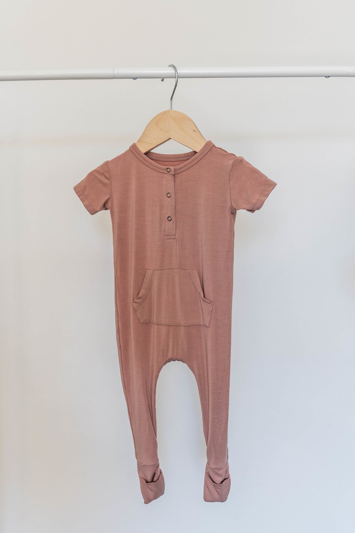 Short Sleeve Romper - Canyon Clay - Jettson Cole