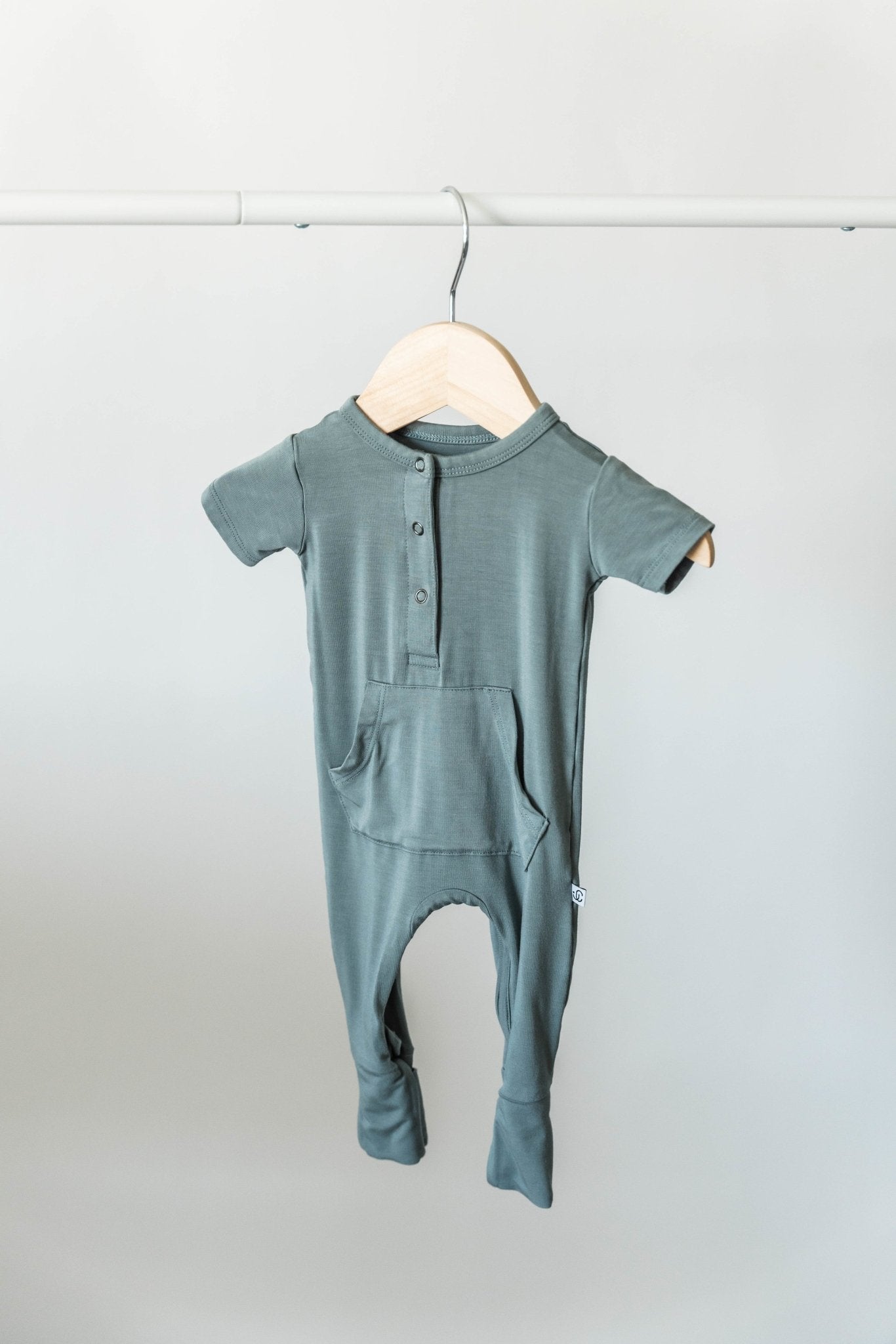Short Sleeve Romper - Sea Blue - Jettson Cole