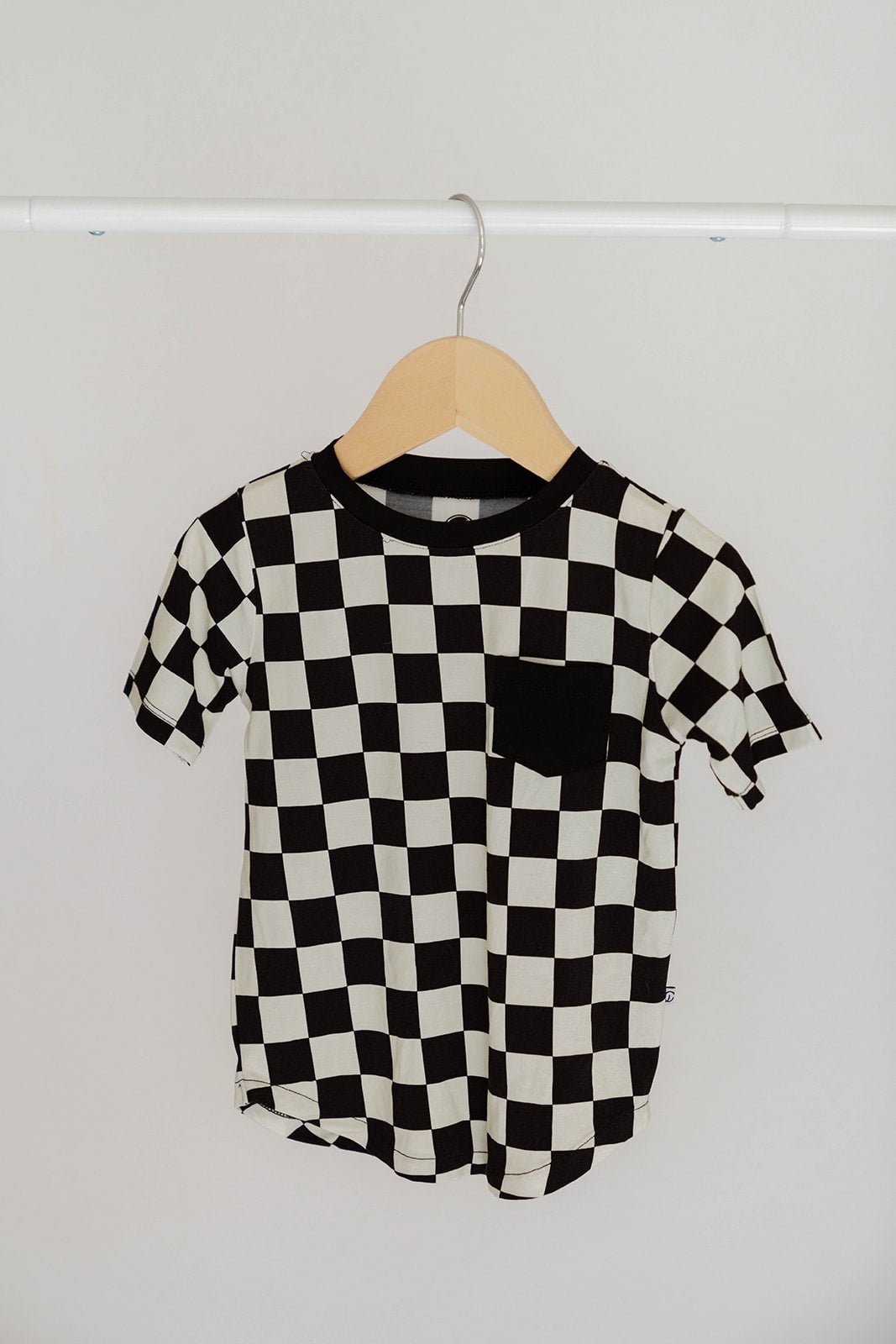 Checkered pocket tee- Jett Black - Jettson Cole