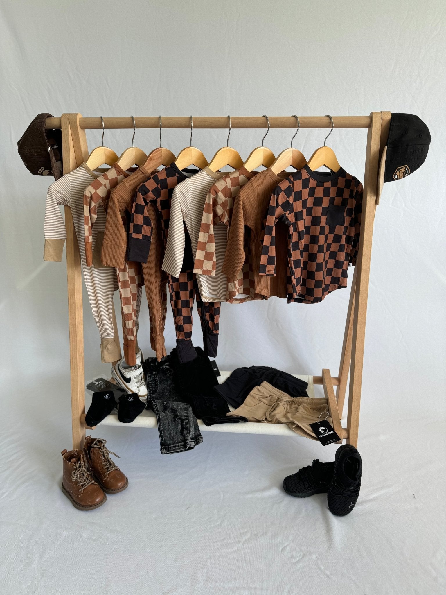 Tan Stripped Pocket Long Sleeve - Jettson Cole