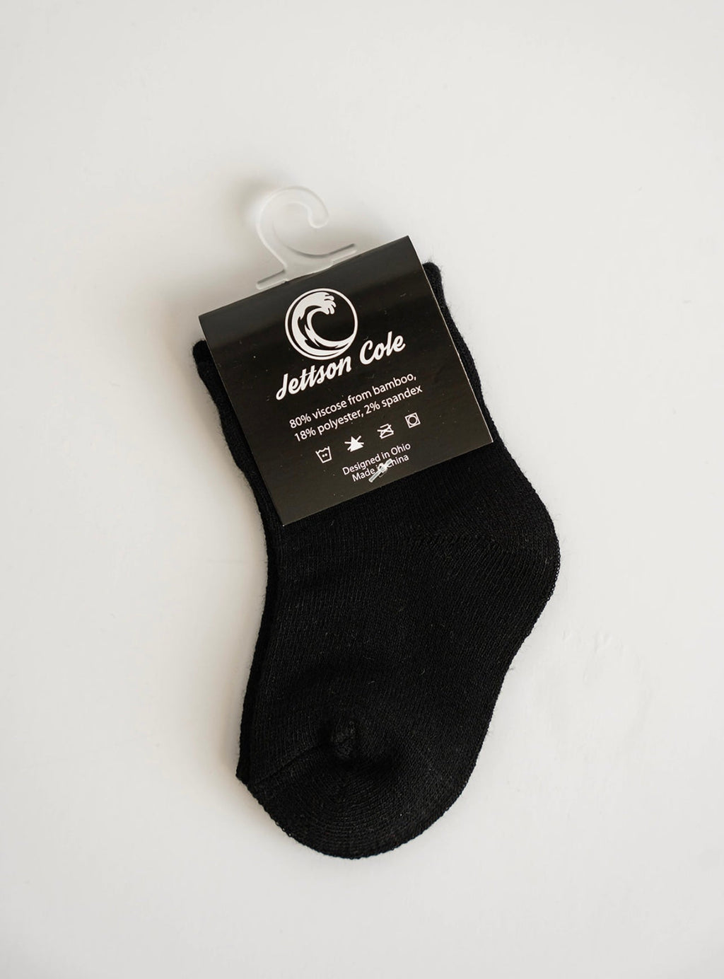 Bamboo JC Socks - Jett Black (1 set) - Jettson Cole
