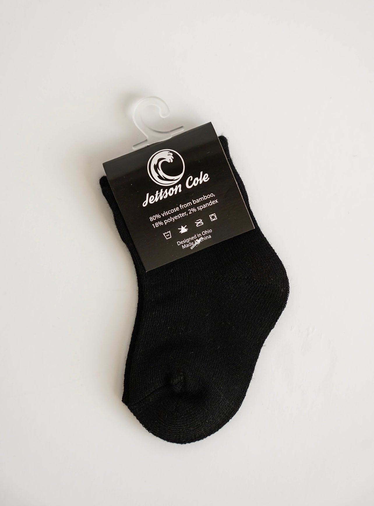 Bamboo JC Socks - Jett Black (1 set) - Jettson Cole