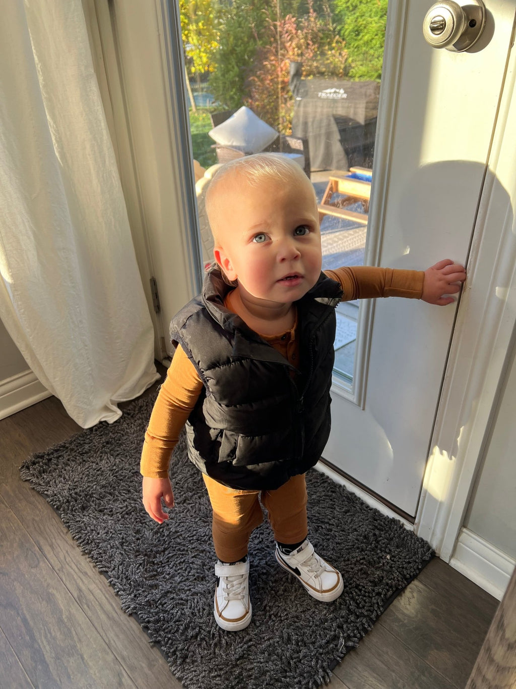 Long Sleeve Romper - Caramel - Jettson Cole