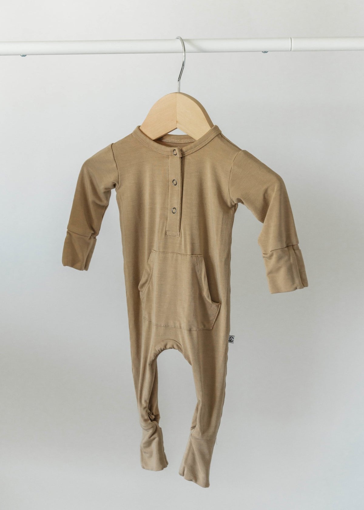 Long Sleeve Romper - Desert Tan - Jettson Cole