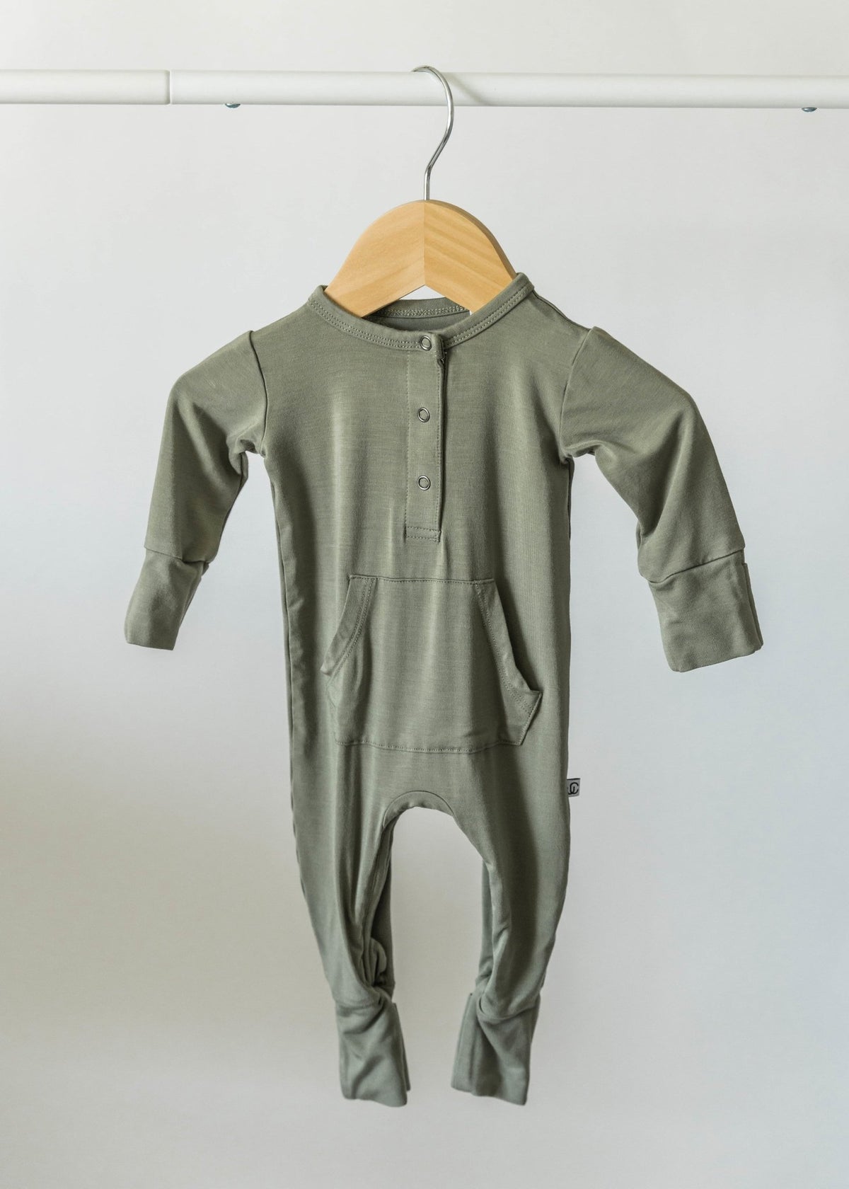 Long Sleeve Romper - Sage - Jettson Cole