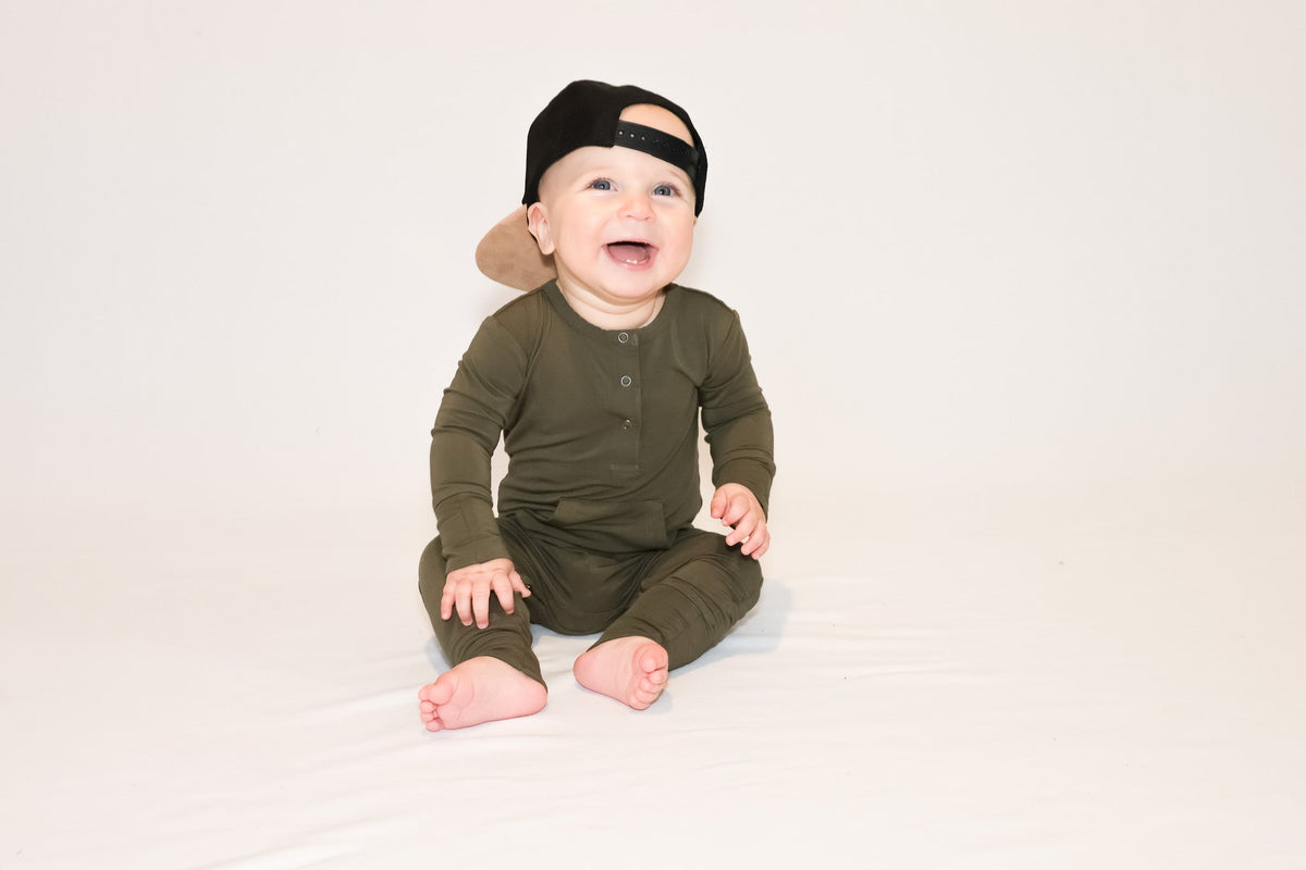 Romper - Dark Olive - Jettson Cole