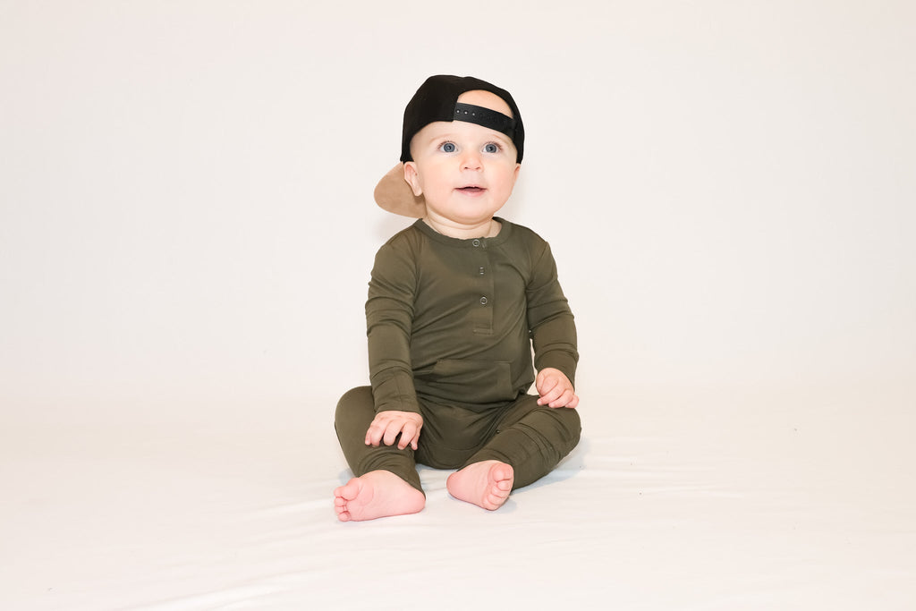 Romper - Dark Olive - Jettson Cole