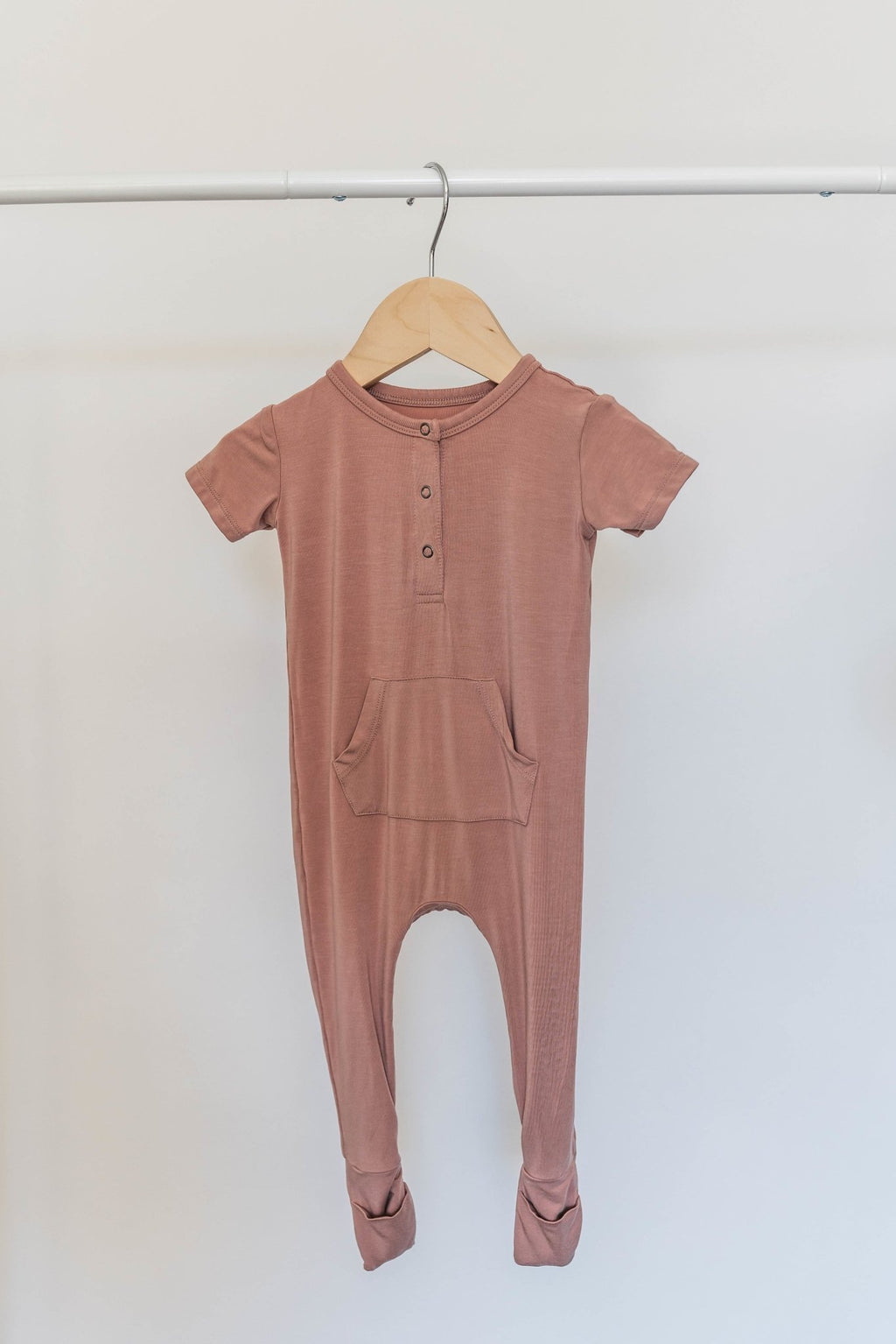 Short Sleeve Romper - Canyon Clay - Jettson Cole