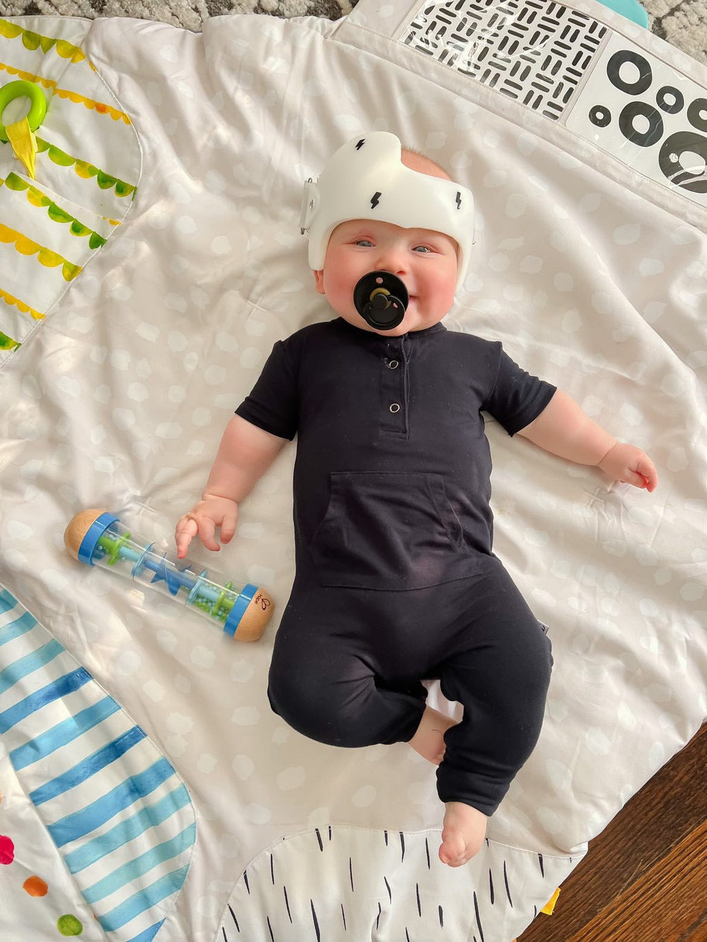 Short Sleeve Romper - Jett Black - Jettson Cole