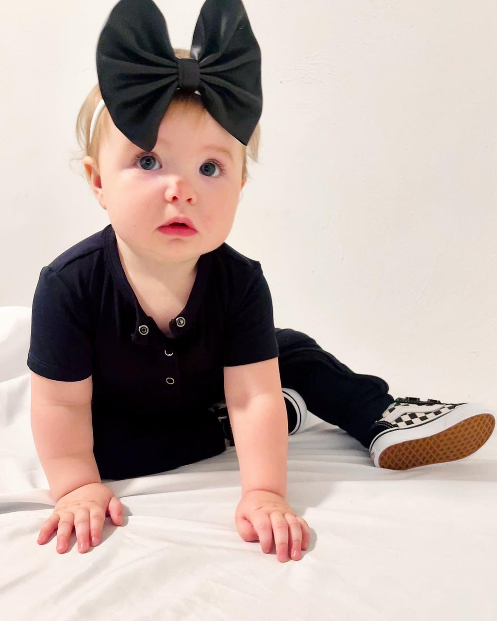 Short Sleeve Romper - Jett Black - Jettson Cole