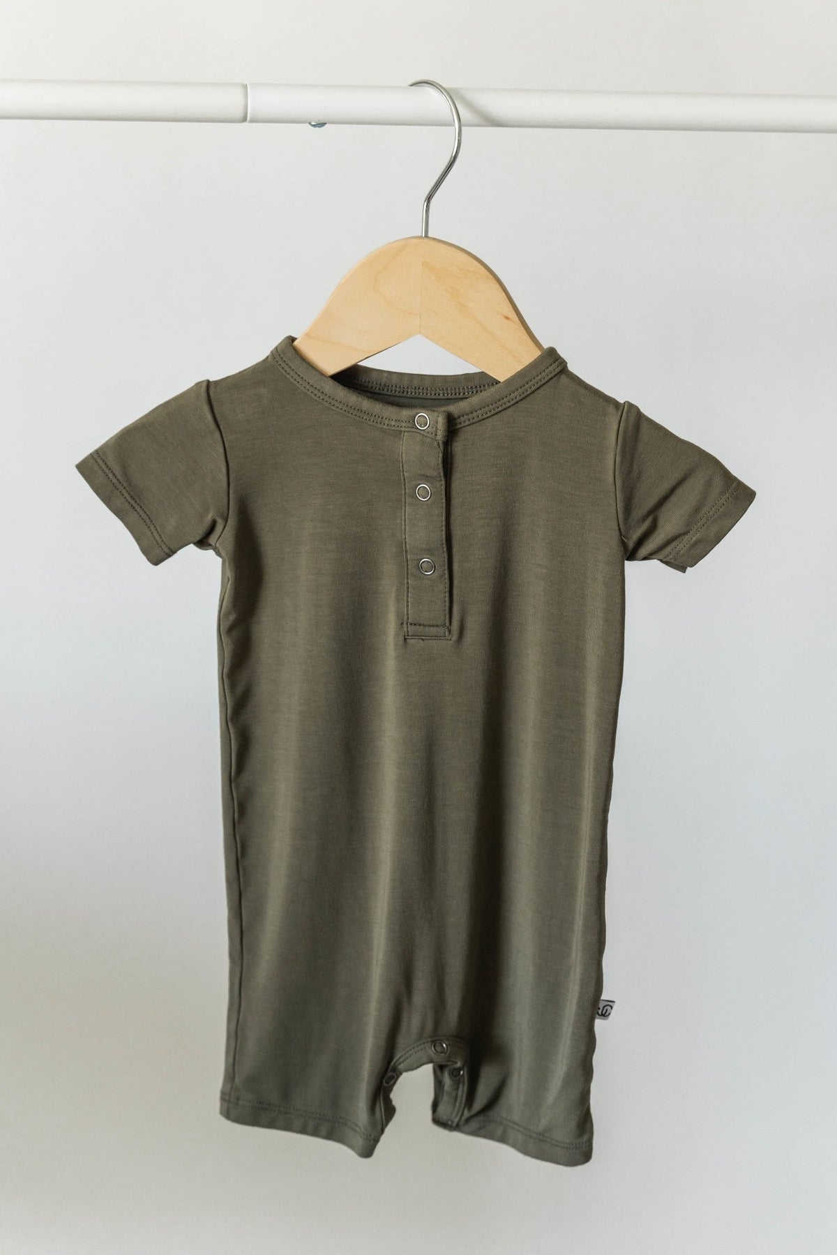 Shorty Romper- Dark Olive - Jettson Cole