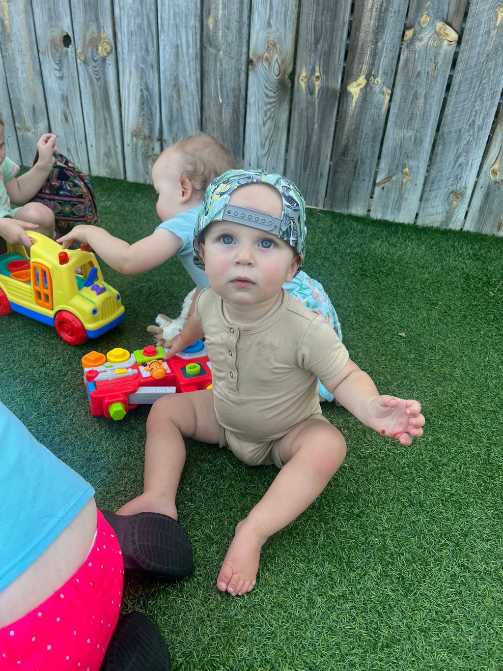 Shorty Romper- Desert Tan - Jettson Cole