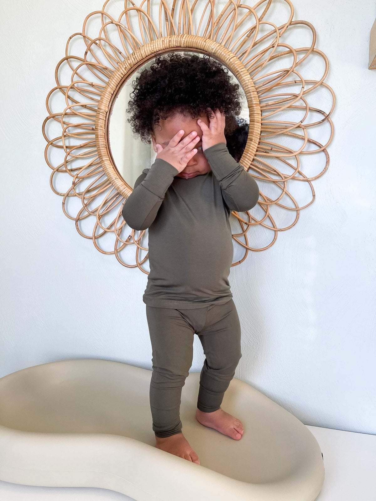 Two-Piece Pajamas - Dark Olive - Jettson Cole